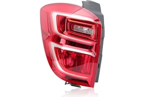 KAPAMZ Tail Light Assembly Compatible with 2016 2017 Chevy Equinox Halogen Type Taillight Rear Brake Lamp Left Driver Side wi