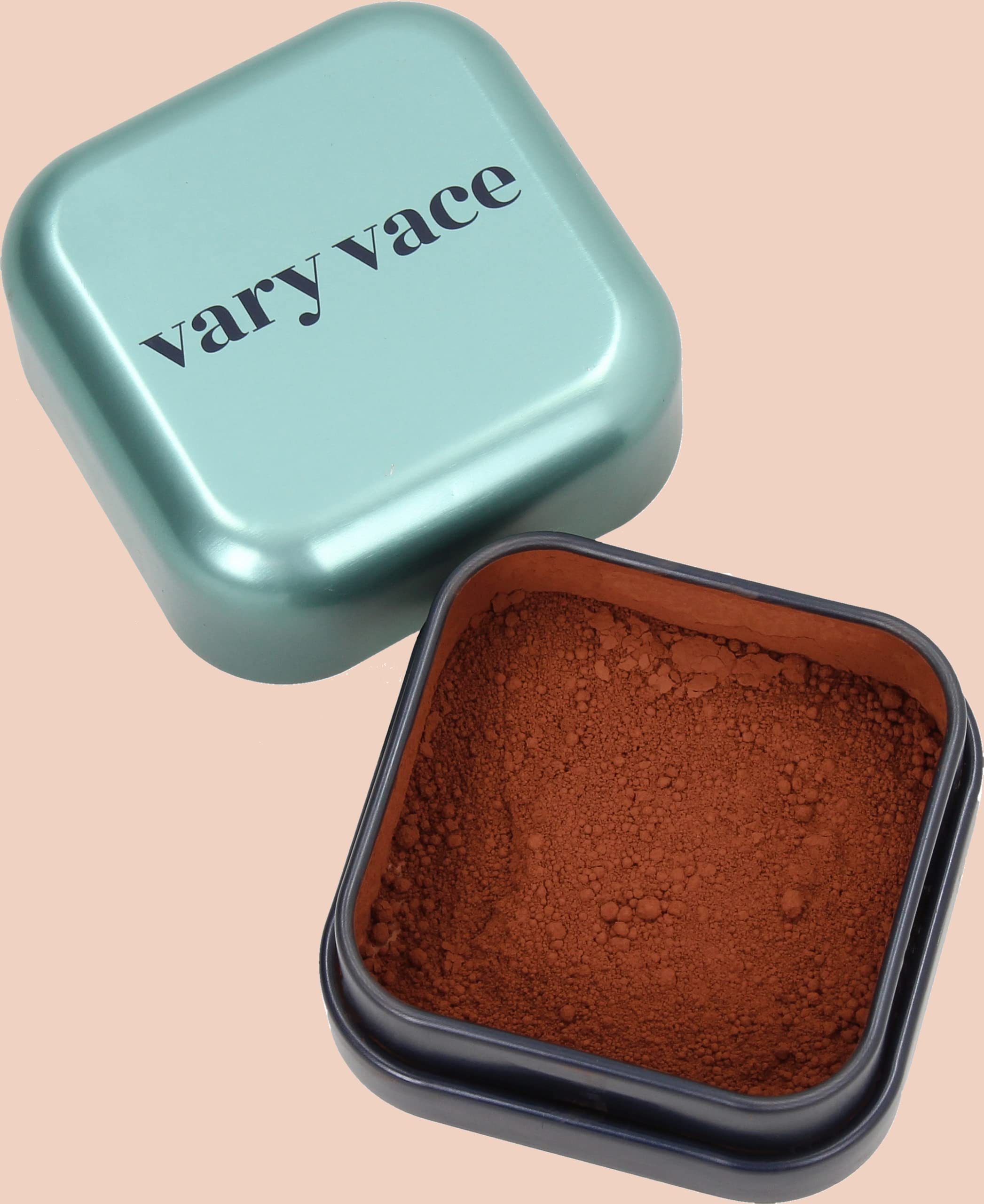 vary vace Hair concealer: root powder, hair powder for concealing roots or thickening hair (rachel/reddish brown), vegan, certified natural cosmetics, vegan, plastic-free, refillable in tin container