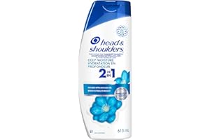 Head & Shoulders Deep Moisture 2-in-1 Anti-Dandruff Shampoo + Conditioner, 613 mL