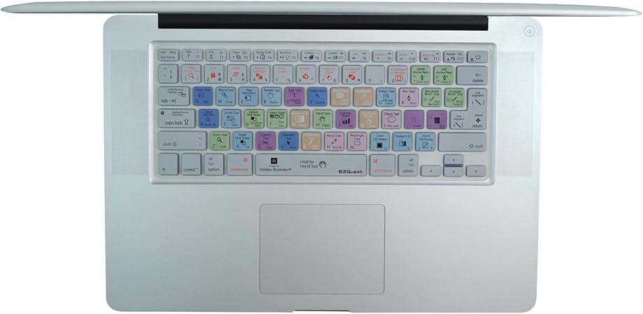 Amazon Com Ezquest Adobe Illustrator Keyboard Cover For Macbook Air 13 Inch And Macbook Pro And Wireless Usa Iso X Computers Accessories