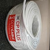 CP PLUS Copper Coaxial Cable 90 m (White): Amazon.in: Industrial ...