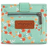 Montana West X Wrangler Small Women's Wallet Slim Simple Girls Wallet RFID Credit Card Holder Minimalist Zipper Coin Pocket