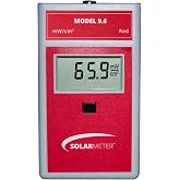 Solarmeter Model 9.6 Visible Red Light Meter, Handheld Digital Radiometer and Light Bulb Tester for Measuring Red Light for Collagen Stimulation &amp; Wound Healing Lamps, 0-199.9 mW/cm&sup2;, Made in USA
