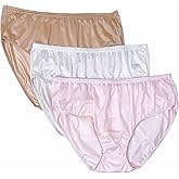 Shadowline womens Hidden Elastic Nylon Hipster Panty 3-pack