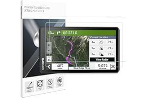 DuroShield Tempered Glass Screen Protector for Garmin Zumo XT2 Motorcycle GPS Navigator, Tread 2 Powersport GPS 6-Inch Displa