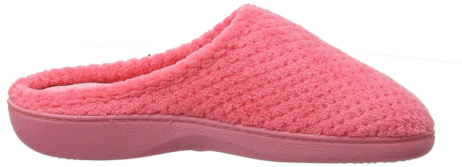 isotoner ladies popcorn terry mule slippers