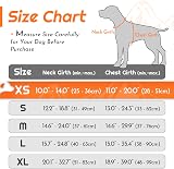 Eagloo Small Dog Harness Adjustable Front Clip No Pull Reflective Orange XS view 2