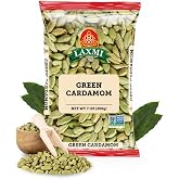 LAXMI Whole Green Cardamom Pods, Sweet-Spicy Premium Elaichi Spice, 7 oz | Jumbo Pods, All Natural Spice, Freshness Intact, Intensely Aromatic for Cooking, Chai, Coffee &amp; Baking
