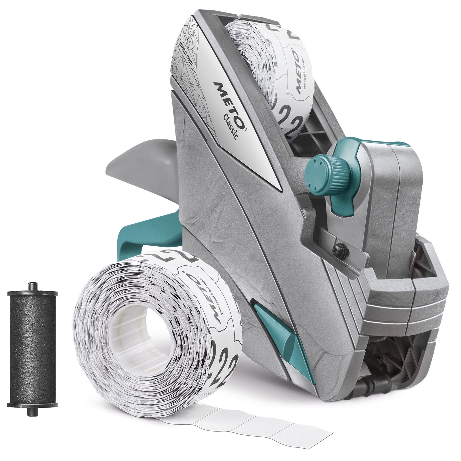 Original Meto Classic S Price Gun Kit - Price (Single-line, 6 Digits for 26×12 mm Labels, Ready to use), 1 × Label Gun