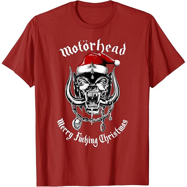 Motorhead T Shirt Buon Natale Red Warpig Ufficiale Nuova S M L XL XXL