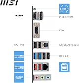 MSI PRO B650M-P Motherboard Micro-ATX AM5 DDR5 6000+ OC 2.5G LAN view 6