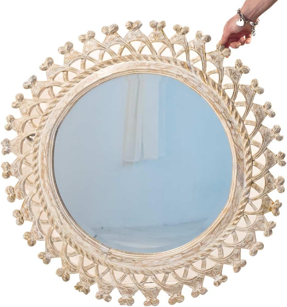 PARIGIANI Mirror - Solid teak wood - Gioele