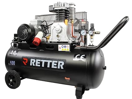Retter Rt4100 Compressore Ad Aria Compressa 100 L 3 Cv