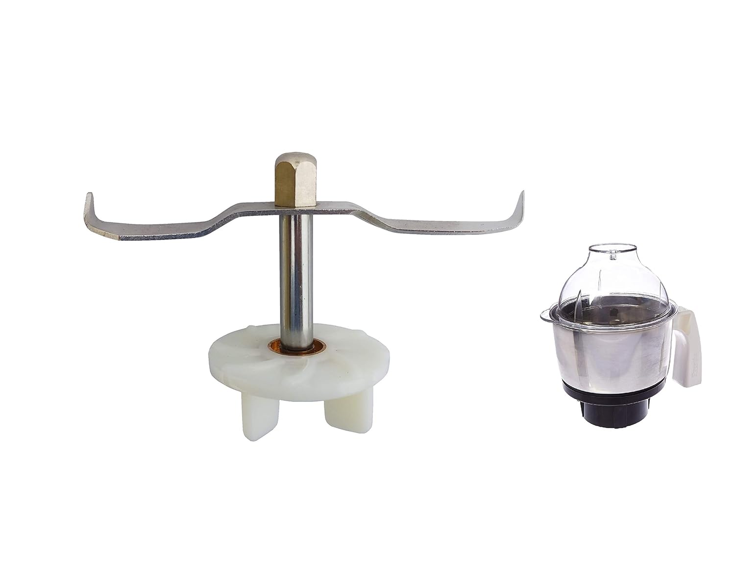 Buy AJS spares"PREETHI" Genie 500ml Jar Blade Set with Coupler (1 Set