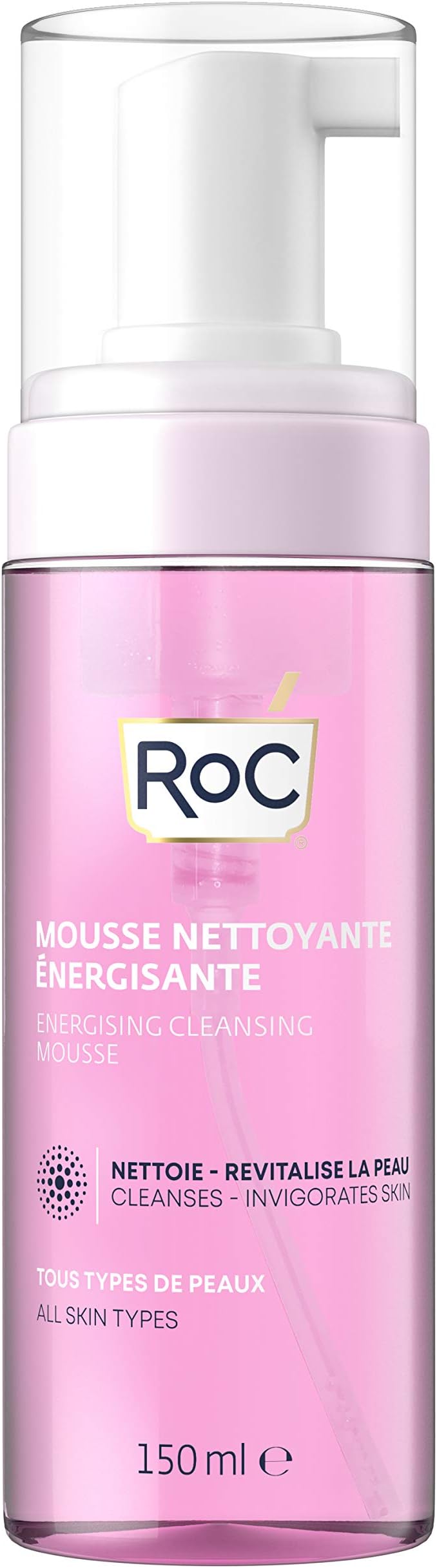 RoC Energising Cleansing Mousse 150 ml All Skin Types Daily Cleanser