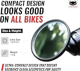 CatEye BM-45 Bar End Mirror Clear RearView Aluminum Glass 45mm Lens view 5