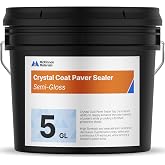 McKinnon Concrete &amp; Paver Sealer 5 Gallon, Semi-Gloss Wet Look Sealer | Penetrating sealer for brick, natural stone, patios &amp; pool decks. UV resistant, indoor/outdoor, Made in USA