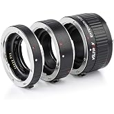 Viltrox Metal Mount Auto Focus AF Macro Extension Tube Ring Set 12mm,20mm,36mm for Canon EF EF-S Lens DSLR Camera 760D 700D 80D 70D 5DII 5DIII 1300D