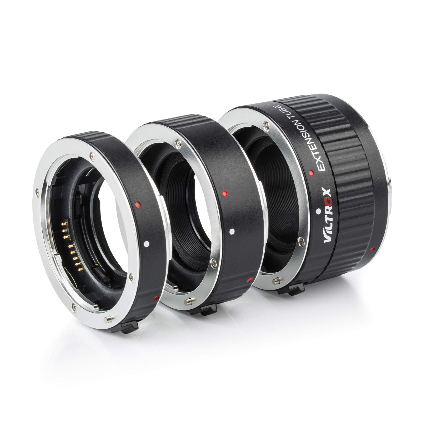 VILTROX DG-C Metal Mount Auto Focus Macro Extension Tube Set Adapter Ring (12mm+20mm+36mm Tubes) for Canon EF EF-S Lens DSLR Camera 760D 700D 80D 70D 5DII 5DIII 5D4 6D 7D 80D 90D 200D