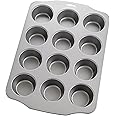 Mrs. Anderson's Baking 12-Cup Muffin Pan, Carbon Steel with Non-Stick Coating, PFOA Free, 14-Inches x 10.5-Inches