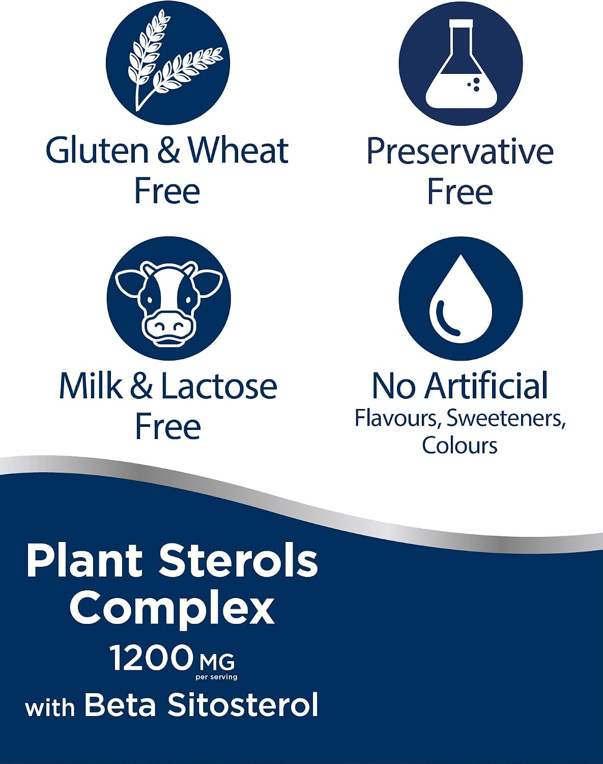 Plant Sterols High Strength 1200mg, 120 count (Pack of 1) - Image 5
