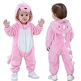 TONWHAR Dinosaur Costume for Toddlers, Baby Animal Romper Halloween Dress Up Onesie for Boys Girls