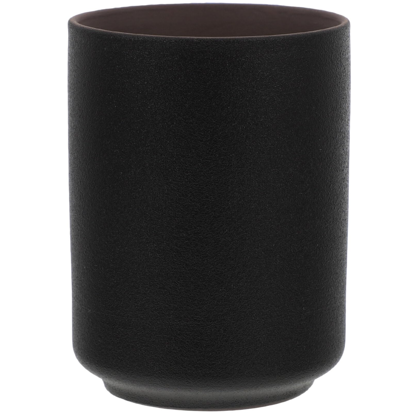 Operitacx Retro Japanese Style Ceramic Tea Cup Handleless Household Water Cup 7Oz Vintage Asian Design for Green Tea Matcha Microwave Safe