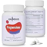 Gyumolics Pregnenolone 100mg Supplement for Cognitive Function & Mental Clarity - Multi-Ingredient Formula for Men & Women - 180 Tablets