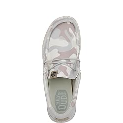 Hey Dude Wally Washed Camo Greyscale Desert Camo
