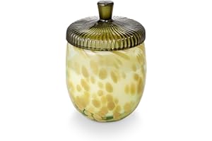Illume Leaves & Acorn Glass Acorn Candle