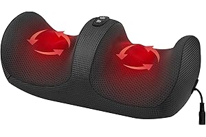 Medcursor Shiatsu Foot Massager with Heat | Foot and Calf Massager with Massage Roller, Deep Massage for Plantar Fasciitis, Pain Relief, Neuropathy, Relax for Home or Office Use (Not Cordless)