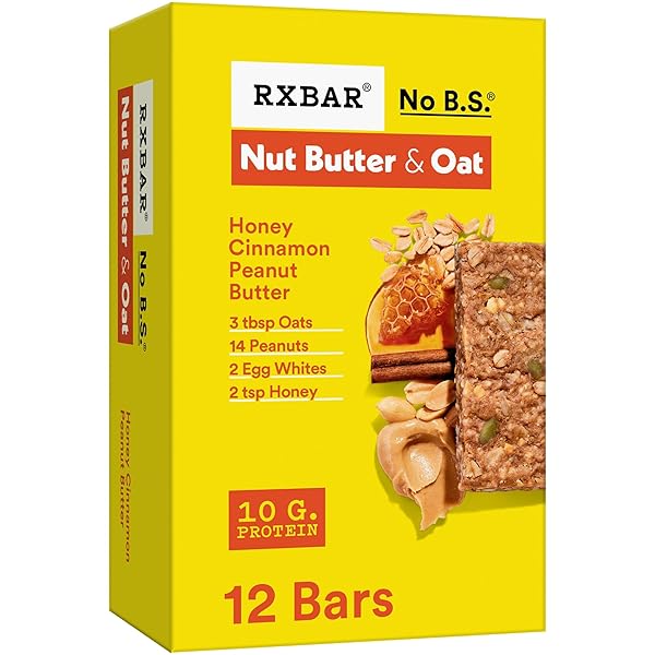 RXBAR NUT BUTTER AND OAT PROTEIN BARS, PROTEIN...
