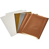 Cricut 2008716 Foil Transfer Sheets Sampler, Metallic (24 ct), 24 Pack