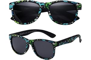 PolarSpex Toddler Sunglasses UV Protection – Unbreakable Kids Polarized Sunglasses with Case for Boys & Girls age 2-8