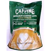 3 in 1 instant Coffee Latte with Less Sugar 7 oz (Hazelnut, 3 Packs)