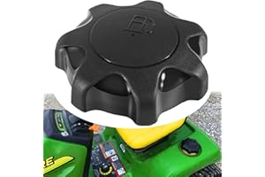 Ezbzyz AM137724 Fuel Gas Cap Filler Compatible with John Deere 325 335 345 LT150 160 X 465 475 485 575 585 700 724 Z225 245 445 465 Fuel Gas Cap Filler, Black