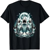 SUPERBE TEE SHIRT REQUIN SHARK SQUALE S . M . L . XL . XXL . XXXL + ENFA