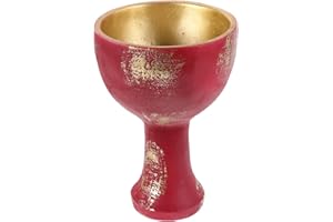 ASAKKURA Holy Grail Cup Prop Resin Religious Chalice for Collectible Figurines Home Altar Decoration