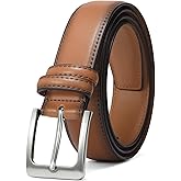 SENDEFN Mens Belts Leather Belt for Men 1 1/4" for Casual Jeans Dress Pants with Gift Box