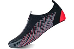 L-RUN Women Water Shoes Mens Barefoot Skin Aqua Socks for Run Dive Surf Swim Beach Yoga Quick Drying