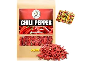 Yimi Dried Chili Peppers Chiles,10.7oz, Premium Whole Dry Red Chilis, Spicy Hot Heat, Great For Mexican,Thai and Chinese Recipes,like Pozole, Tamales, Hotpot, In Resealable Bags, Ideal for Gift, Super Hot