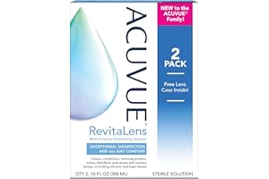 ACUVUE RevitaLens Multi-Purpose Disinfecting Solution 10 oz (Pack of 2)