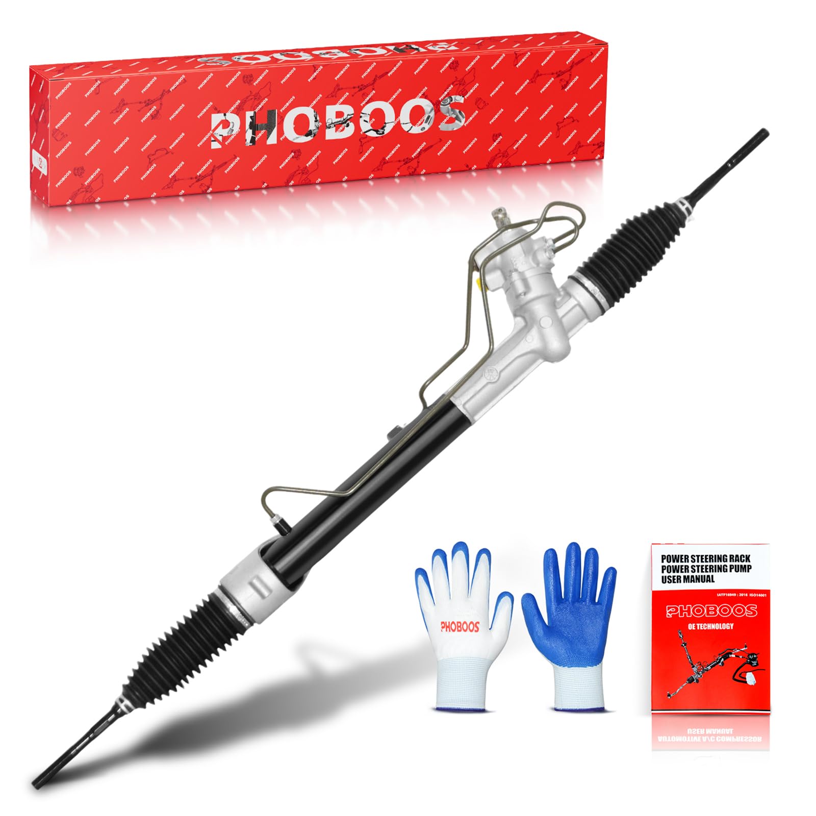 Photo 1 of PHOBOOS Hydraulic Power Steering Rack and Pinion Assembly Compatible with Nissan Altima 2013-2018 2.5L/3.5L, New Unit, Leak Resistance, Direct Fit, Ref. 26-30032