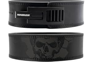 M MANUEKLEAR Lever Lifting Belt for Man and Women, Weightlifting with Adjustable Heavy Duty Buckle, Professional Weight Lifting Belt