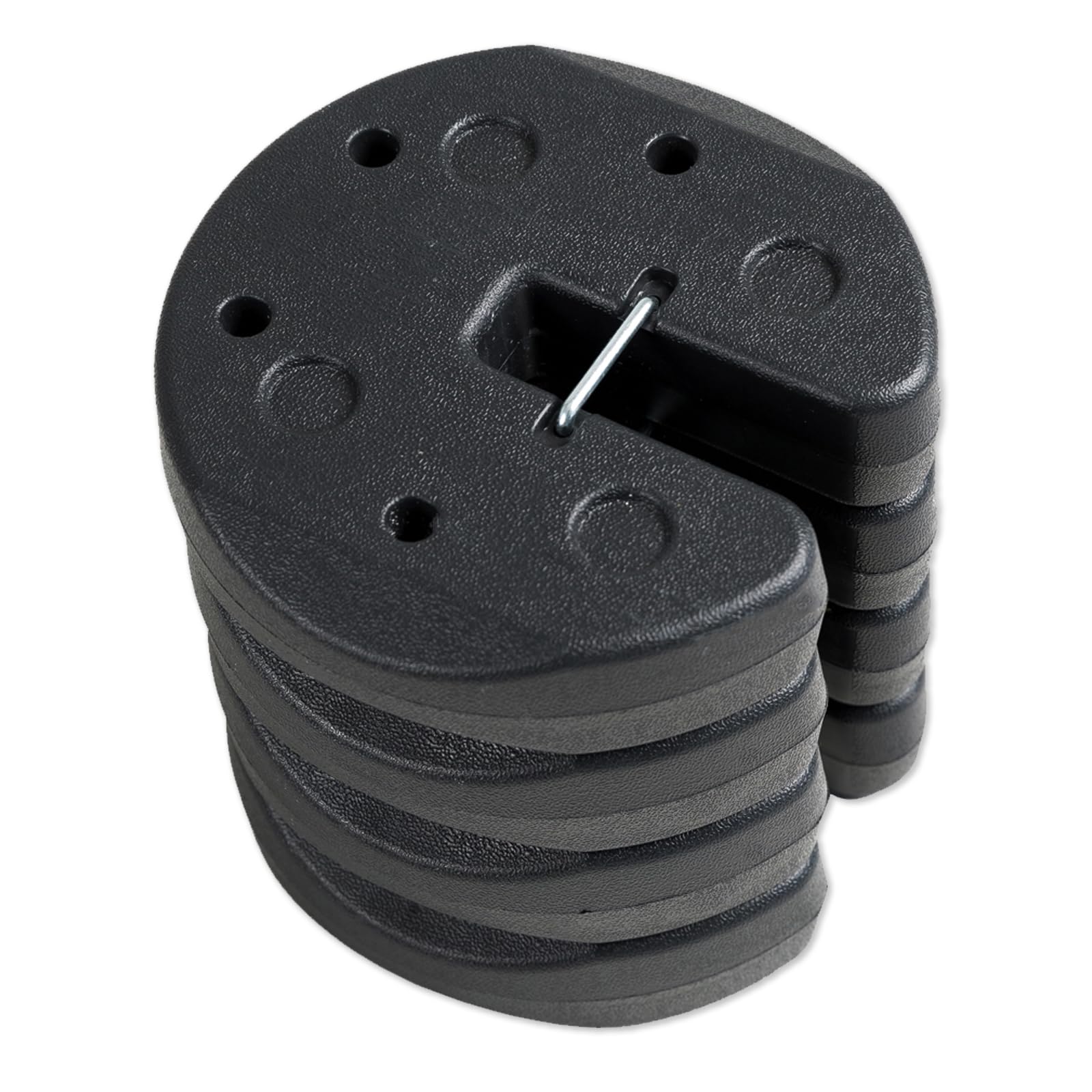 Photo 1 of Helios&Hestia 28 lb Heavy Duty Weight Plates with Lock Design for Pop up Canopy, Tent, Gazebo, Set of 4, Black