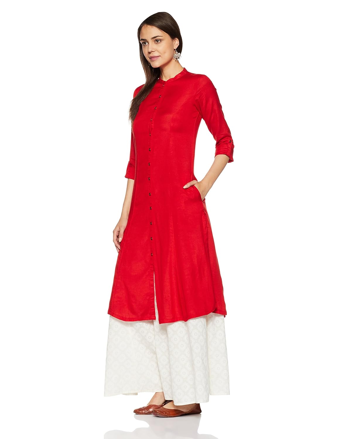biba women's angrakha kurta