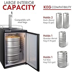 Kegco Kegerator Full Size Keg Refrigerator - Single