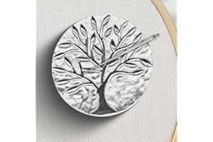 VODOZAVA Needle Minder Magnet, Magnetic Needle Minder, Needle Minders Magnetic Cross Stitch Accessories, Magnetic Needle Holder, Life Tree, Butterfly, Cats, Owl, Heart (TreeofLife)