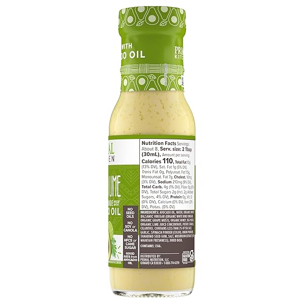 PRIMAL KITCHEN CILANTRO LIME DRESSING, PACK OF 1