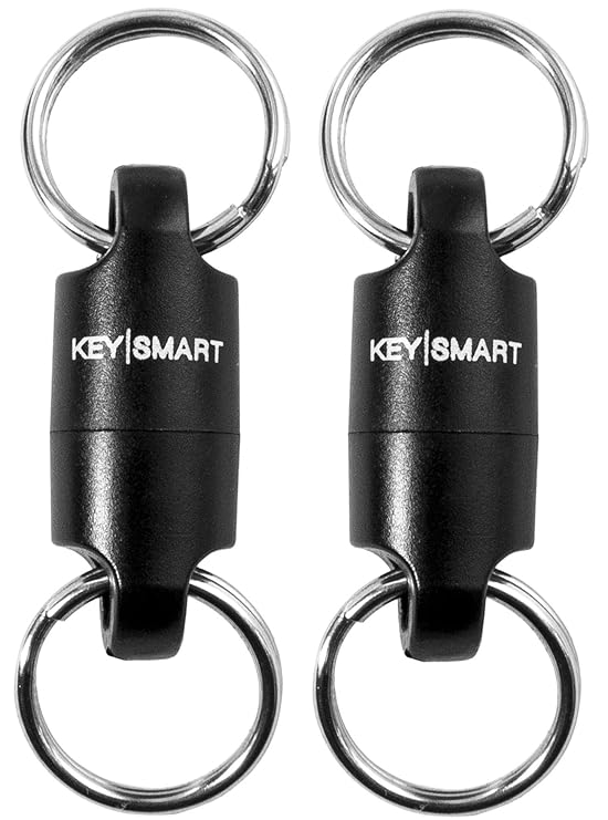 KeySmart MagConnect Keychain for Quick, Secure Key Attachment to Bag, Purse, and Belt